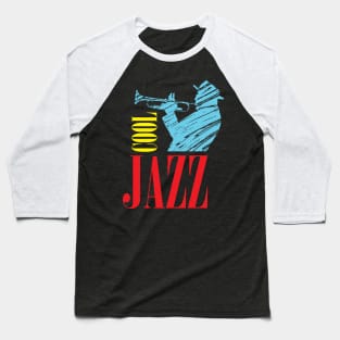 Cool Jazz Colorful Jazz Theme Baseball T-Shirt